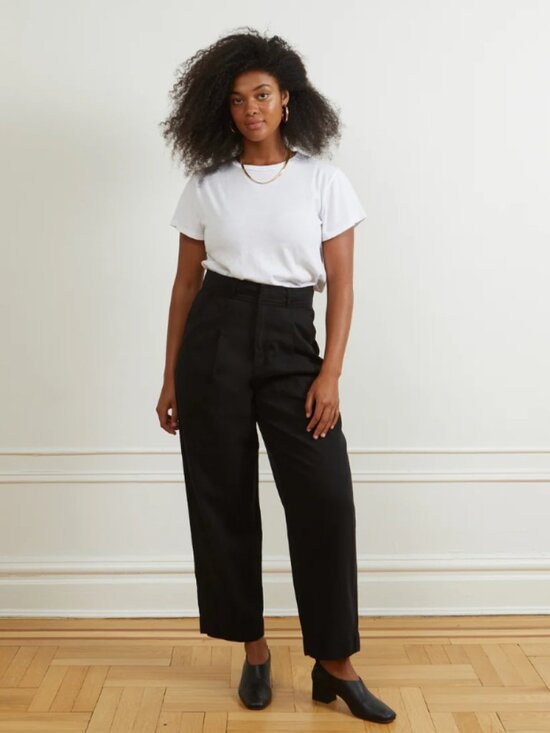 Loup Pants - Pleated Tapered Trousers